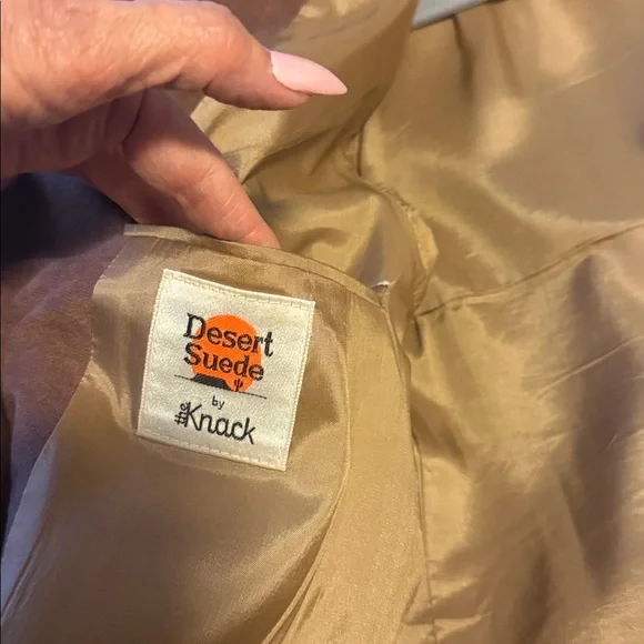 Men's Brown Blazer desert suede. vintage.